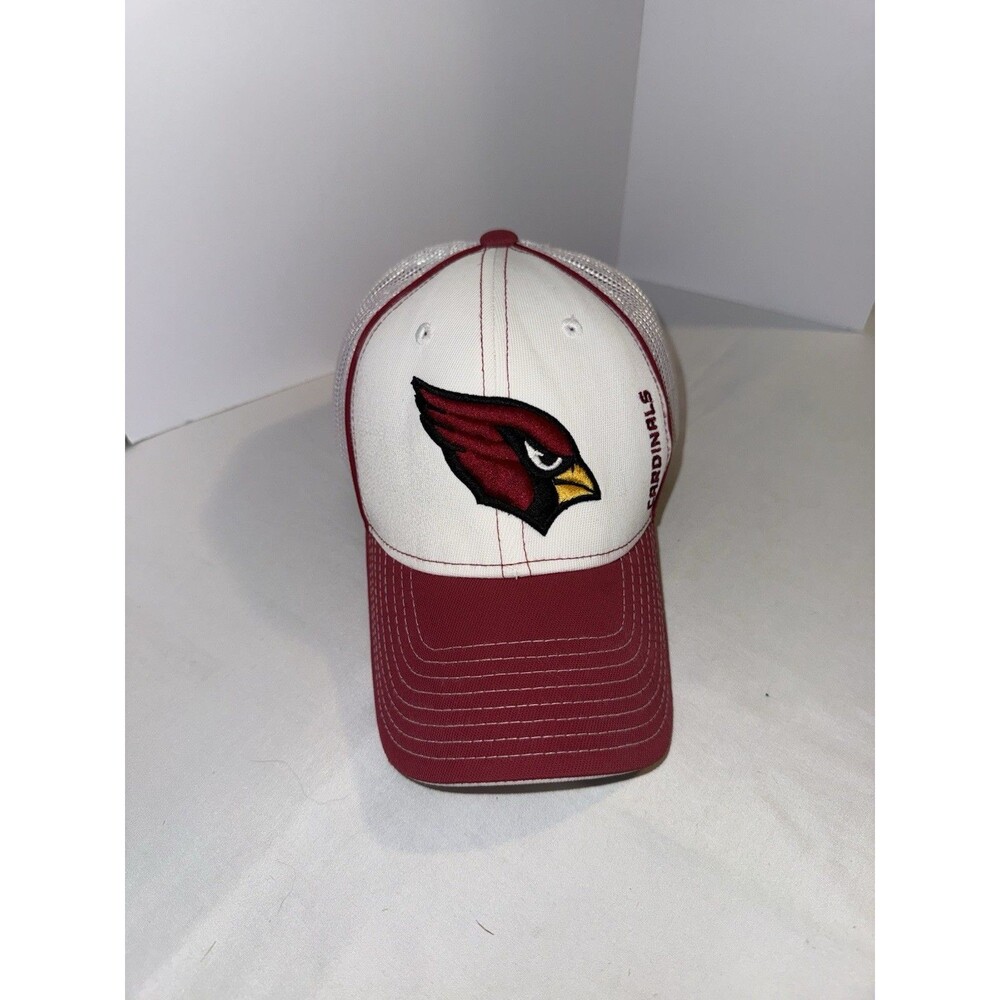 '47 Brand Arizona Cardinals Trucker Strapback Red White Hat Mesh Back